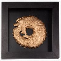 декор copper fish wood frame в Новосибирске