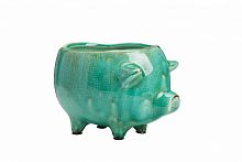 цветочный горшок pig planter голубой в Новосибирске