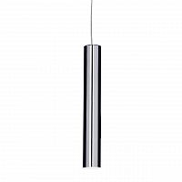 подвесной светодиодный светильник ideal lux ultrathin sp1 small round cromo в Новосибирске