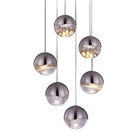 подвесной светильник globo 6u nickel от delight collection в Новосибирске