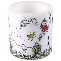 свеча большая moomin счастливое семейство, 8 см в Новосибирске