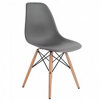 стул деревянный pc-015 серый (eames style) в Новосибирске