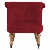 кресло amelie french country chair красное в Новосибирске