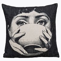 арт-подушка tea time fornasetti в Новосибирске