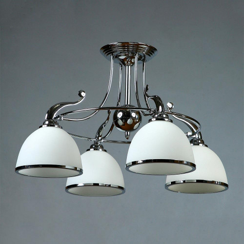 потолочная люстра brizzi ma02401cb/004 chrome в Новосибирске