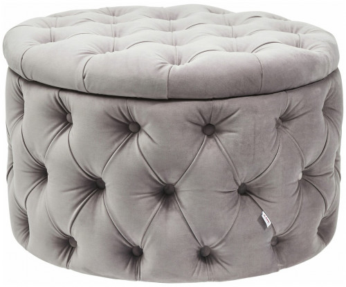 kare design пуф desire, коллекция "желание" 73*46*73, бархат, полиуретан, сосна, серый в Новосибирске