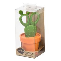 ножницы cactus с держателем, оранжевые с зеленым в Новосибирске