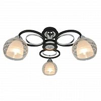 потолочная люстра arte lamp ginevra a1604pl-3bk в Новосибирске