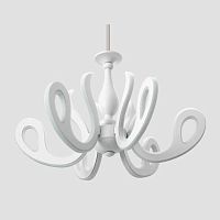 потолочная светодиодная люстра ambrella light orbital classic fk81/6 wh 292w d640 белая в Новосибирске