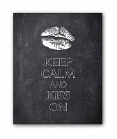 постер keep calm and kiss а4 в Новосибирске