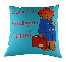 подушка с принтом paddington bear blue в Новосибирске