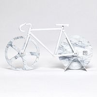 нож для пиццы из нержавеющей стали the fixie, белый мрамор в Новосибирске