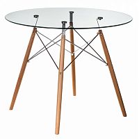 стол eames style натуральное дерево в Новосибирске