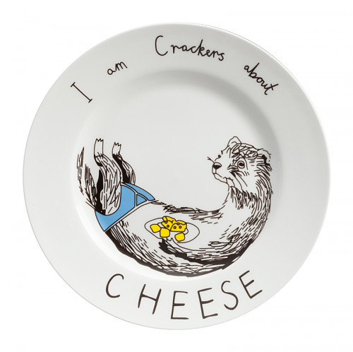 тарелка i am crackers about cheese в Новосибирске