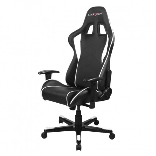 кресло геймерское dxracer formula черно-белое в Новосибирске