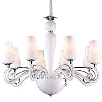 подвесная люстра arte lamp biancaneve a8110lm-8wh в Новосибирске