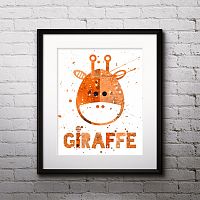 постер giraffe а4 в Новосибирске