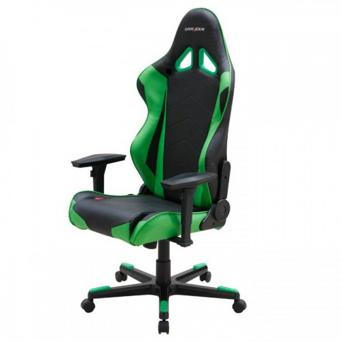 кресло геймерское dxracer racing черно-зеленое в Новосибирске