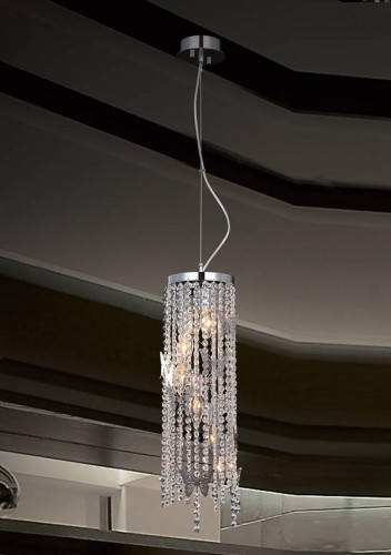 подвесной светильник crystal lux bloom sp chrome в Новосибирске