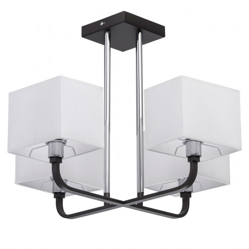 потолочная люстра mw-light прато 5 101011904 белая в Новосибирске