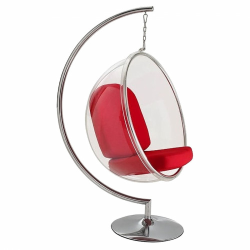 кресло bubble chair with stand красное в Новосибирске