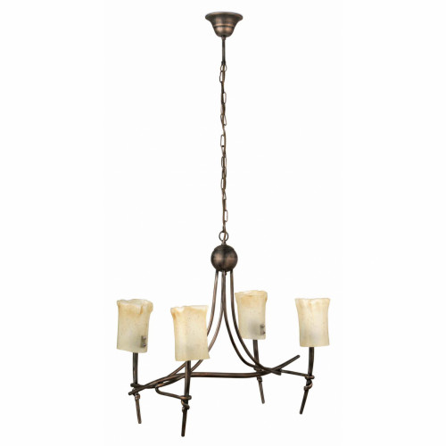 люстра torina l4 от faro коричневая в Новосибирске