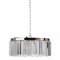люстра rhys clear glass хром, прозрачная, чёрная в Новосибирске